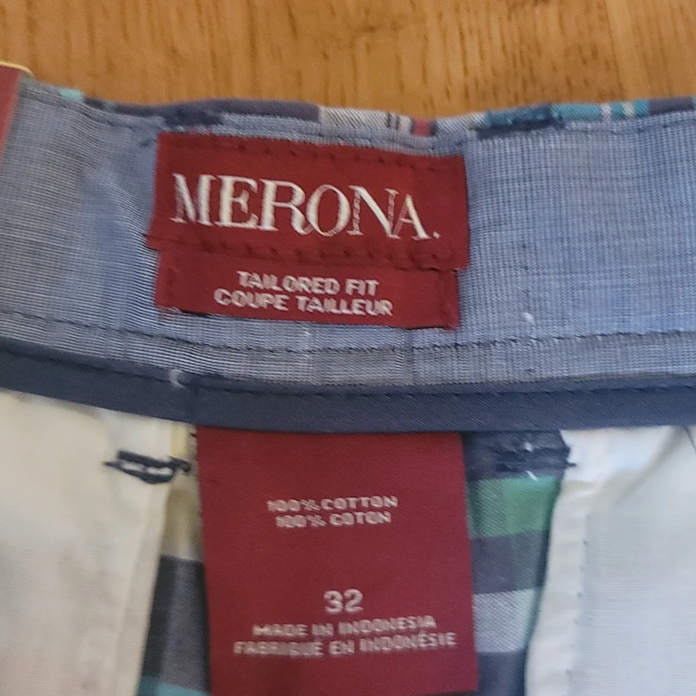 NWT Merona mens size 32 plaid shorts - Picture 5 of 5